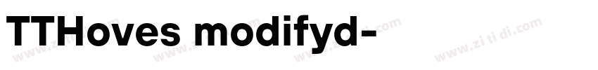 TTHoves modifyd字体转换